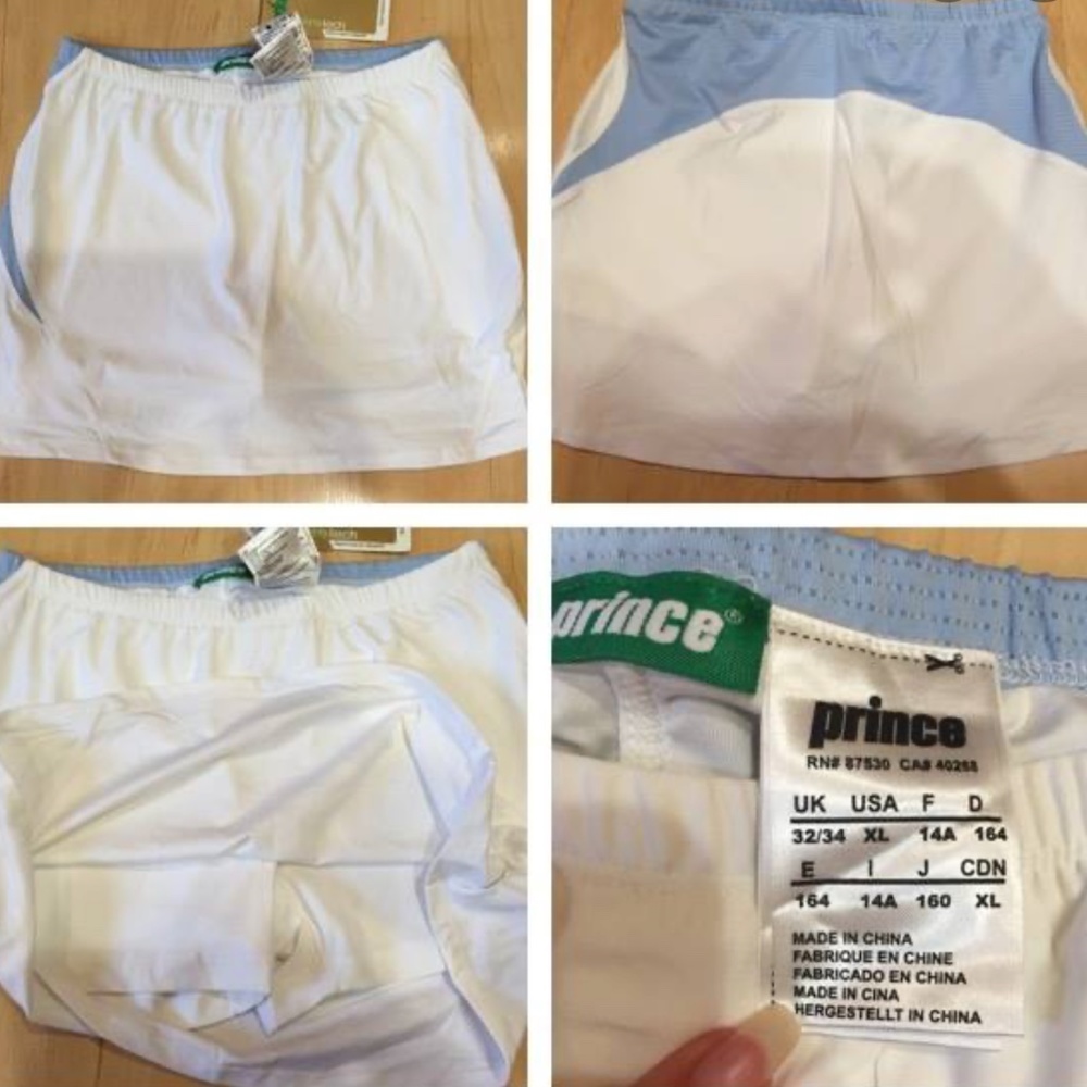 Prince Tennis Skort, Skirt with Shorties